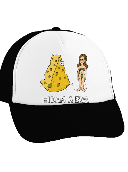 Eidam a Eva šiltovka truckerka Black cap