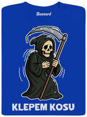 Klepem kosu pánske dlhý rukáv Royal Blue