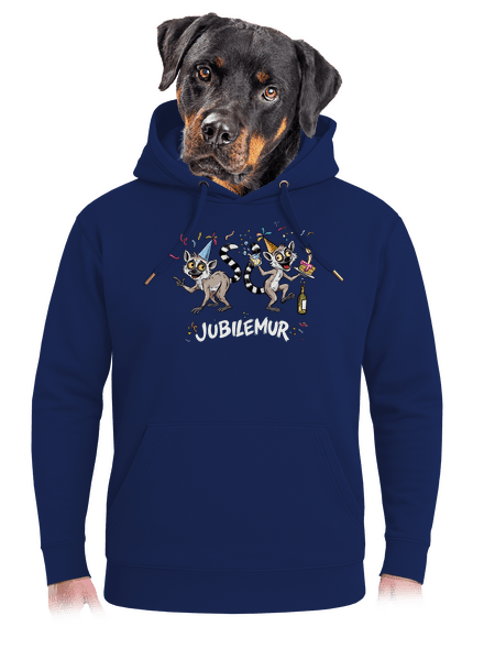 Jubilemur unisex mikina premium Navy