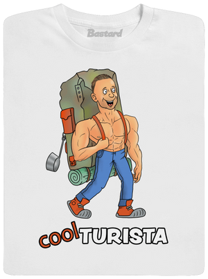 Cool turista pánske tričko White