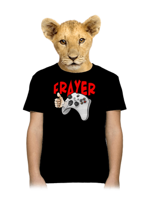 Frayer detské tričko Black