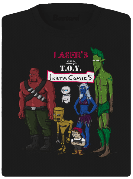Laser's not a toy dámske športové tričko Black