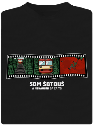 Som šotouš pánske športové tričko Black