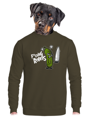 unisex mikina bez kapucne