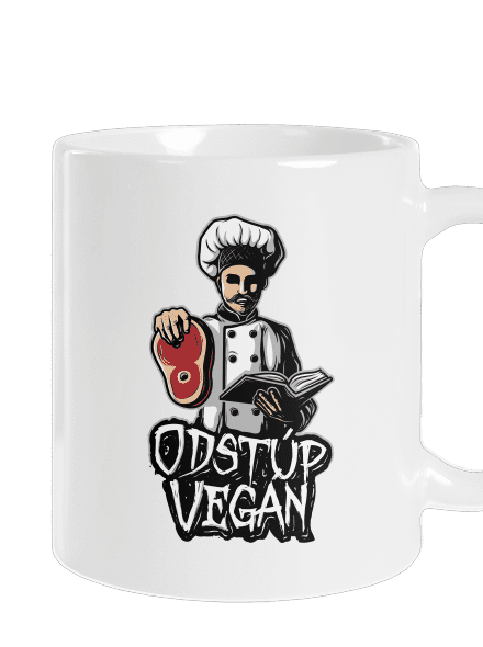 Odstup vegane klasický hrnček White
