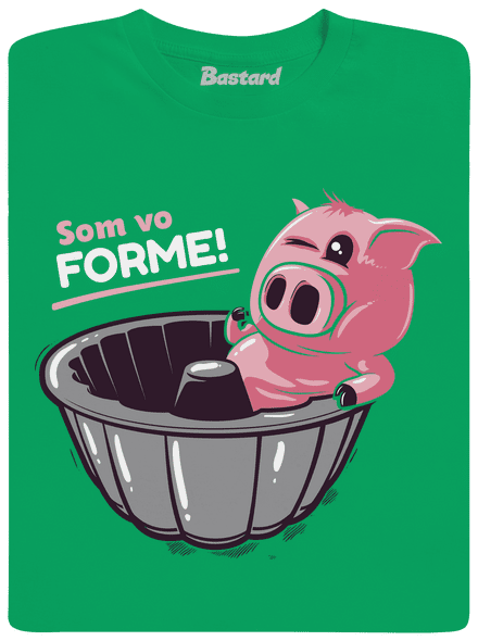 Vo forme detské tričko Kelly Green