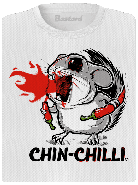 Chinchilli dámske športové tričko White