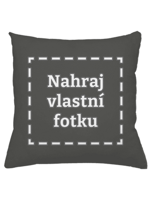 Vlastná potlač vankúš Gray Pol