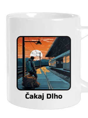 Čakaj dlho veľký hrnček White