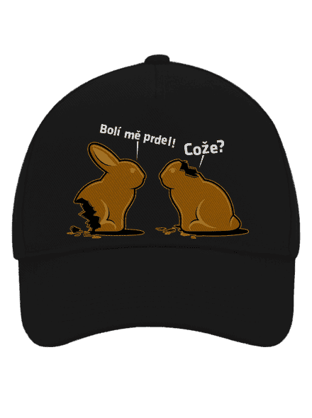 Bolí ma prdel šiltovka baseballka Black
