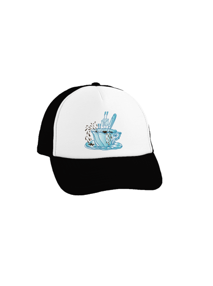 Cukroholik šiltovka truckerka Black cap