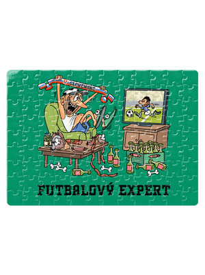 Futbalový expert puzzle White