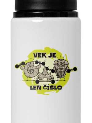 Vek je len číslo flaša na vodu White