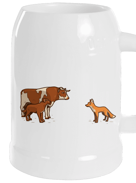 Vůl, pes a vulpes polliter White