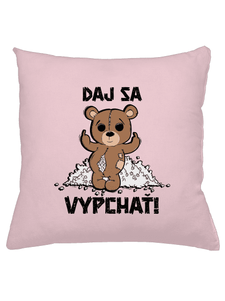 Jdi se vycpat vankúš Light Pink