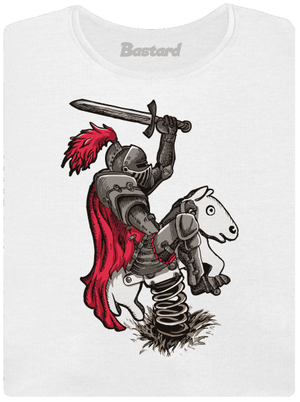 Rytier dámske tričko s lemom White