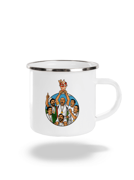 Pohár plecháčik White