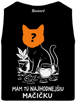 Mám najhodnejšiu mačičku pánske tielko Black