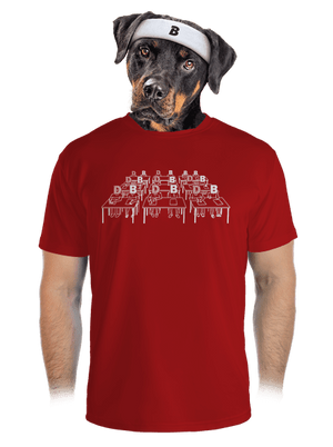 Cimrman: Debil, blbeček pánske športové tričko Red Mal