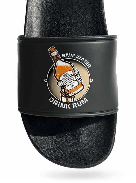 Save water šľapky Black