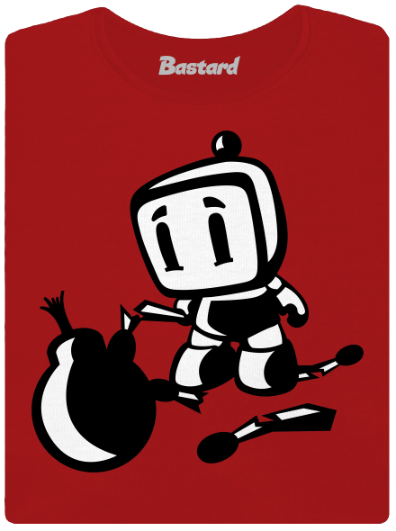 Bomberman dámske tričko Red Mal
