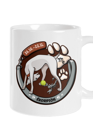 Psí horoskop: Škorpión klasický hrnček White