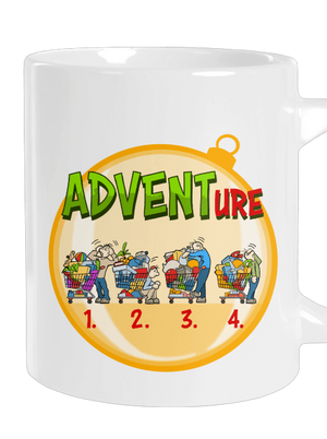 Adventure veľký hrnček White