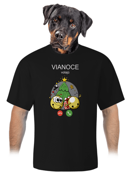 Vianoce volajú unisex tričko oversized Black