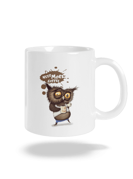 Need more coffee klasický hrnček White