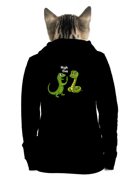 High Five dámska mikina na zips Black