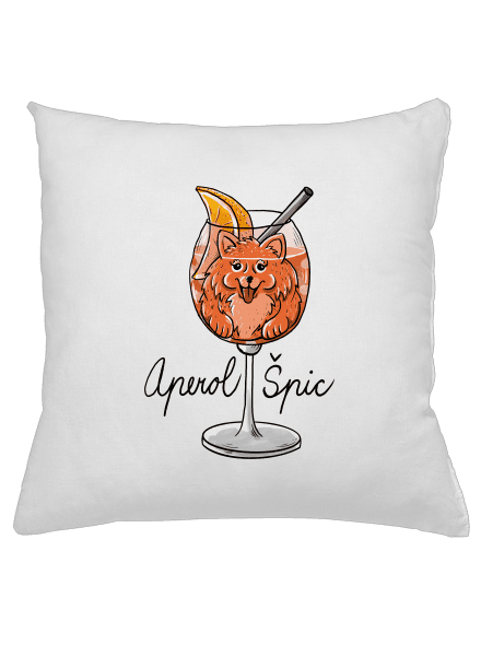 Aperol Špic vankúš White