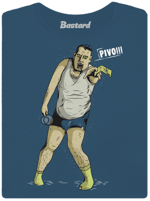 Beer zombie dámske tričko prémium Petrol Blue