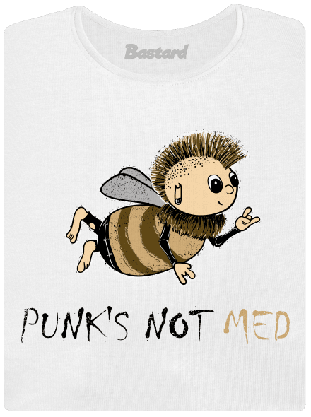 Punks Not Med dámske tričko prémium White