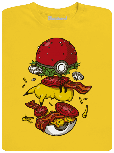 Pokémon burger detské tričko Gold