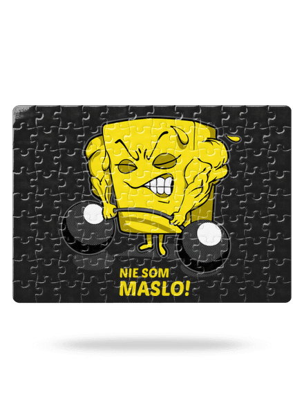 Nie som maslo puzzle White