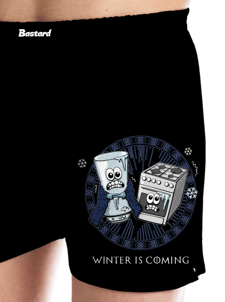 Winter is coming pánske trenky Black