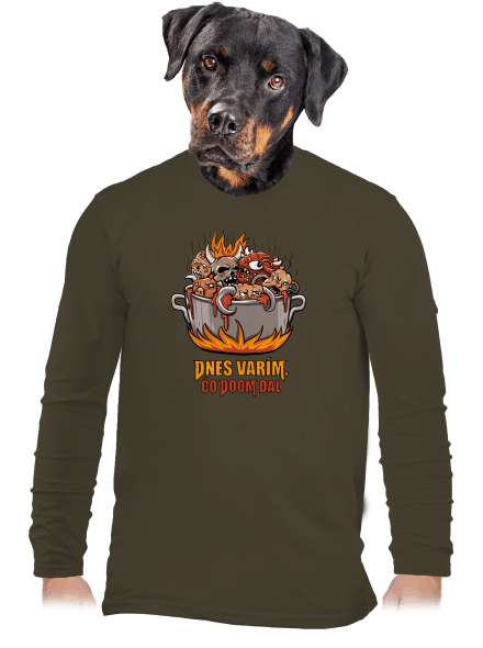 Čo Doom dal pánske dlhý rukáv Urban Khaki
