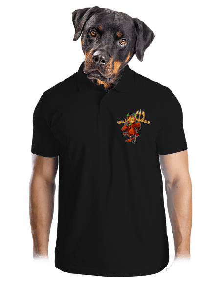 Helloween pánska polokošeľa Black