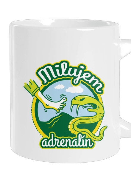 Milujem adrenalín veľký hrnček White