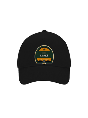 Pivná etiketa šiltovka baseballka Black