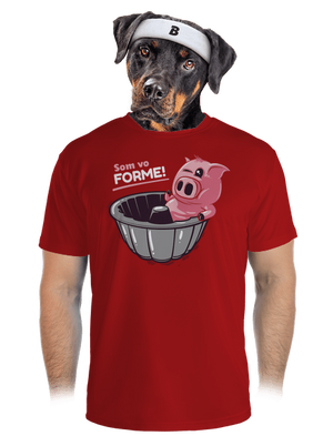 Vo forme pánske športové tričko Red Mal