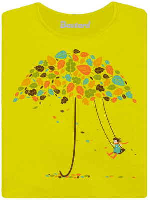 Radosť z jesene dámske tričko prémium Lemon