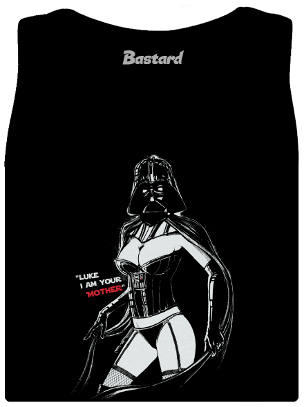 Mrs. Vader dámske tielko klasické Black