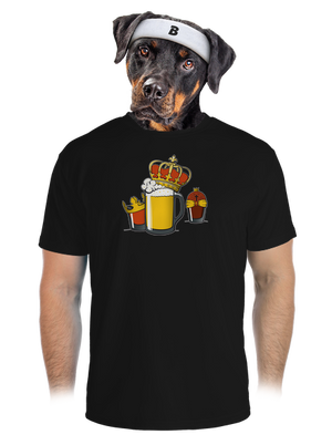 Traja králi pánske športové tričko Black