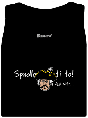 Spadlo ti to dámske tielko klasické Black