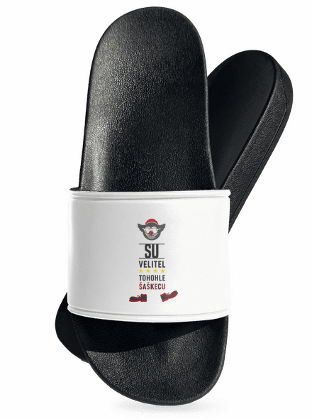 Velitel šaškecu šľapky White