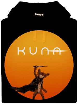 Kuna pánska mikina klokanka Black