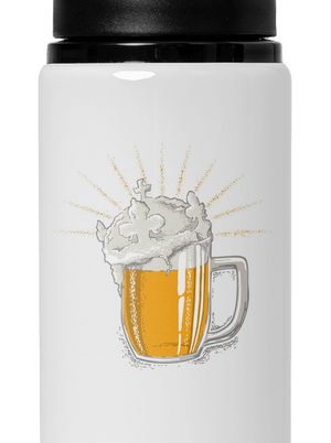 České zlato flaša na vodu White