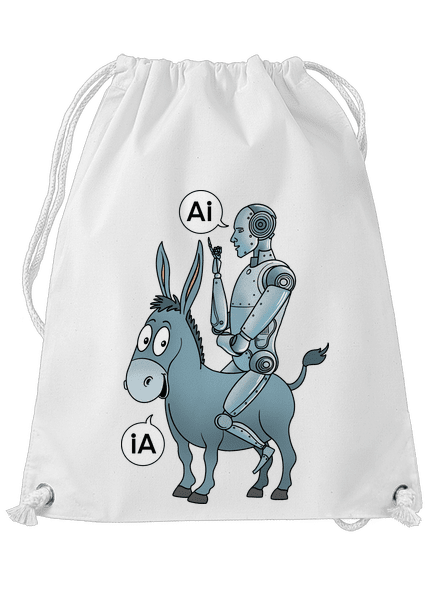 Somár a AI vak White