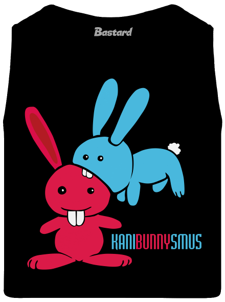 Kani'bunny'smus pánske tielko Black